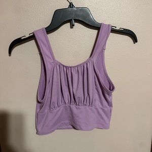 Purple crop top size m